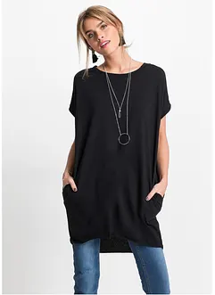 Maglia lunga in puro cotone, bonprix