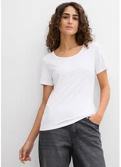 T-shirt in morbida viscosa (pacco da 2), bonprix