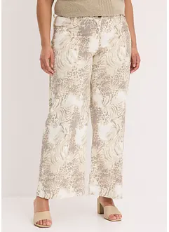 Pantaloni larghi in twill, bonprix