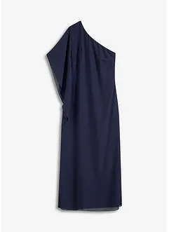 Abito monospalla in chiffon raffinato, bonprix