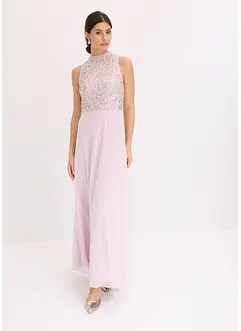 Abito lungo con paillettes, bonprix