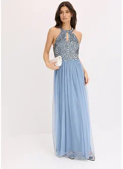 Abito lungo con paillettes, bonprix
