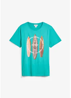 T-shirt in puro cotone biologico, slim fit, bonprix