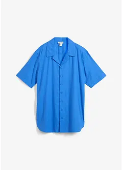Camicia a maniche corte in misto lino, bonprix