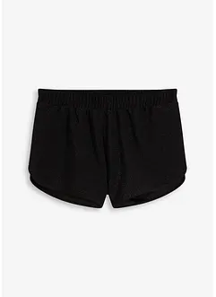 Shorts copricostume con filato glitterato, bonprix