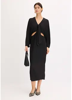 Abito midi con cut-out, bonprix