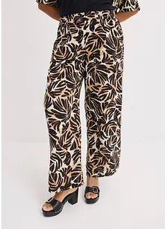 Pantaloni a palazzo effetto lino, bonprix