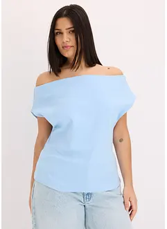Maglia con spalle scoperte in puro cotone biologico, bonprix