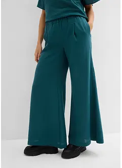 Pantaloni a palazzo con pinces, bonprix