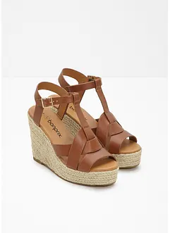 Sandali con zeppa, bonprix