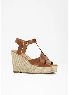 Sandali con zeppa, bonprix
