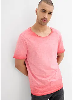 T-shirt in puro cotone biologico con effetto lavato, bonprix