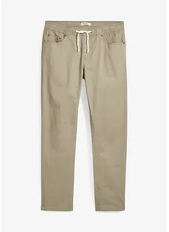 Pantaloni elasticizzati con elastico in vita regular fit, straight, bonprix