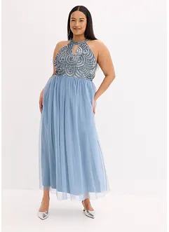 Abito lungo con paillettes, bonprix