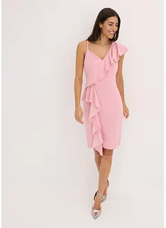 Abito bodycon in crêpe strutturato, bonprix