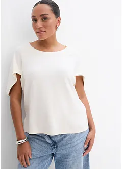 Maglia oversize in misto viscosa fluente, bonprix