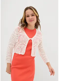 Bolero con ricami e maniche a 3/4, bonprix