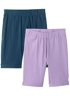Pantaloncini da ciclista con cotone biologico (pacco da 2), bonprix