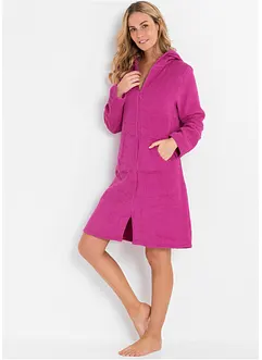 Accappatoio in spugna di cotone biologico con cerniera, bonprix