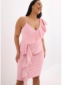 Abito bodycon in crêpe strutturato, bonprix
