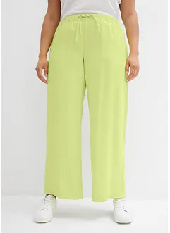 Pantaloni larghi in misto viscosa fluente, bonprix