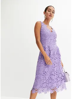 Abito in pizzo con inserto all'uncinetto, bonprix