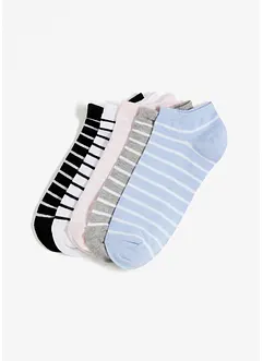 Calzini per sneakers con cotone biologico (pacco da 5 paia), bonprix