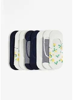 Fantasmini con strisce di silicone e cotone biologico (pacco da 8 paia), bonprix