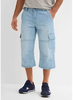 Jeans cargo a pinocchietto regular fit, straight, bonprix