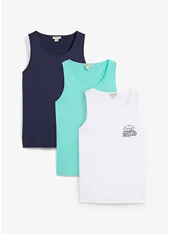 Canotta in puro cotone (pacco da 3), bonprix