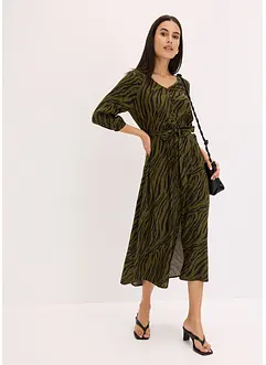 Abito midi in viscosa fluente, bonprix