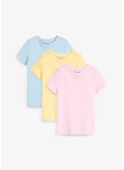 T-shirt in cotone biologico (pacco da 3), bonprix