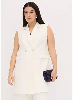 Gilet lungo stile blazer, bonprix