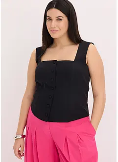 Top con bottoni, bonprix