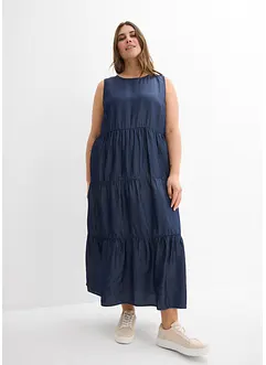 Abito midi in lyocell liscio, bonprix