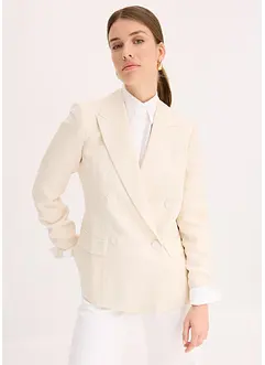 Blazer con lyocell effetto crinkle, bonprix