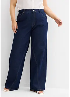 Jeans wide leg, vita alta, bonprix