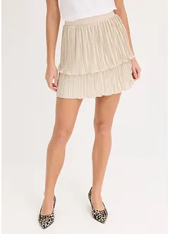 Minigonna plissettata, bonprix