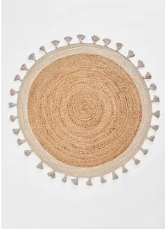 Tappeto kilim rotondo con frange, bonprix