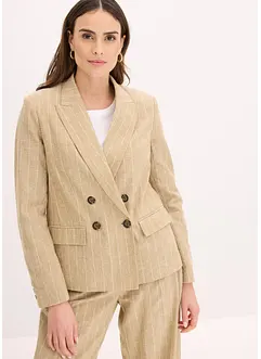Blazer in misto lino, bonprix