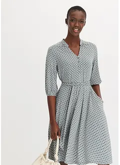 Abito di jersey con cintura da annodare, bonprix