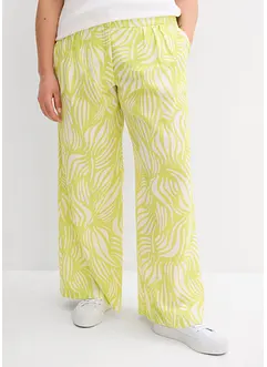 Pantaloni a palazzo con cinta comoda, bonprix