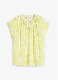 Maglia serafino in misto viscosa morbido, bonprix