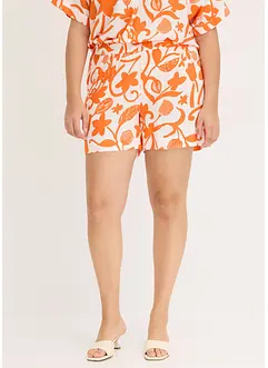 Shorts floreali in viscosa fluente, bonprix