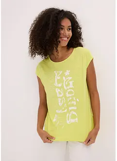 Maglia lunga in puro cotone biologico, bonprix