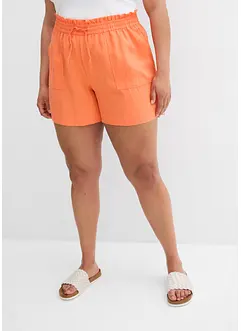 Shorts paper bag in misto lyocell fluente, bonprix