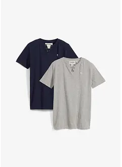 T-shirt con cotone biologico (pacco da 2), bonprix
