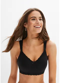 Reggiseno da allattamento senza ferretto con cotone biologico (pacco da 2), bonprix