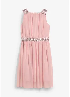 Abito in chiffon con paillettes, bonprix