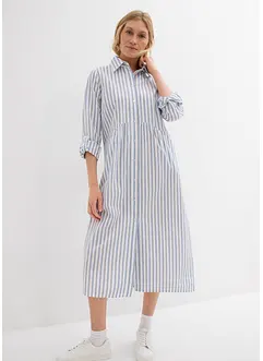 Abito in puro cotone con colletto, bonprix